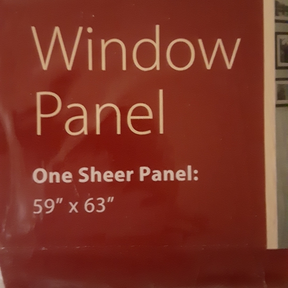 Window panel one sheer only - Picture 2 of 6
